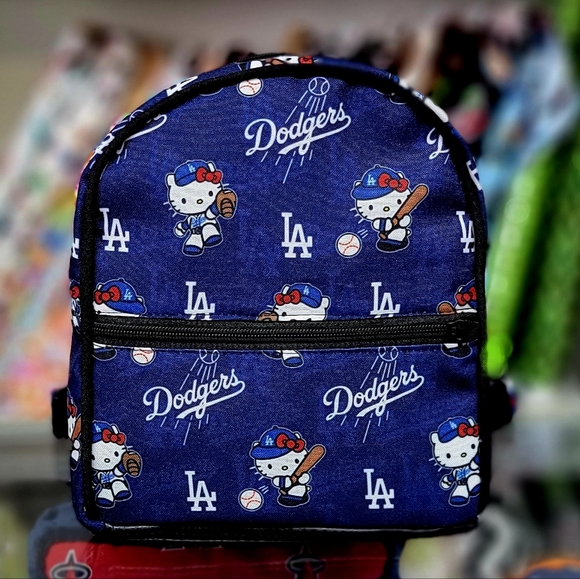 hello kitty dodgers backpack Bags | Hello Kitty Dodgers Blue Mini Backpack